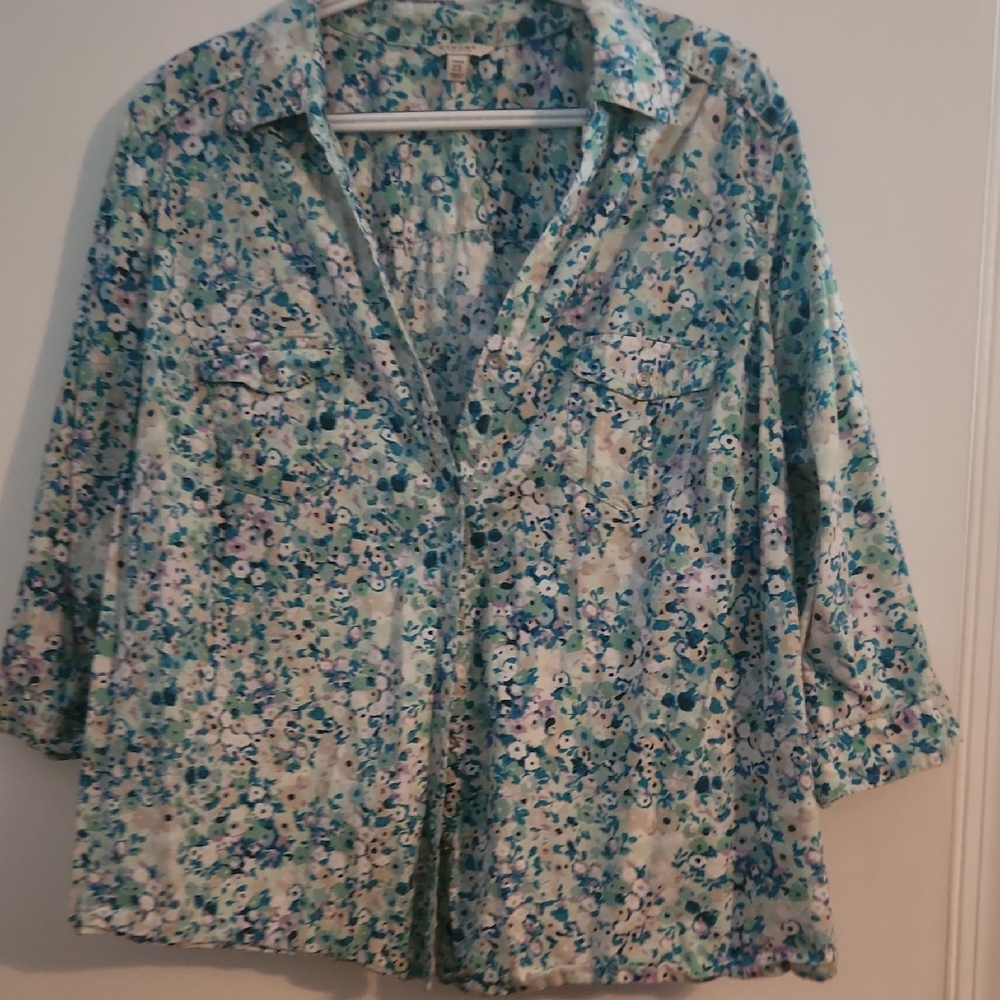 Sonoma Multicolor Floral Blouse